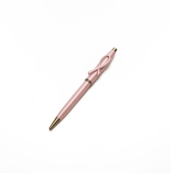 Rosa penn i metall
